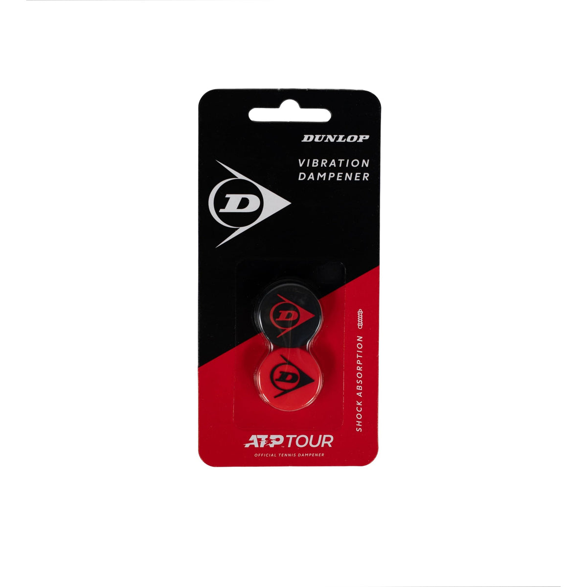 Dampener Tenis Dunlop ATP Blíster 2 unidades Negro Rojo