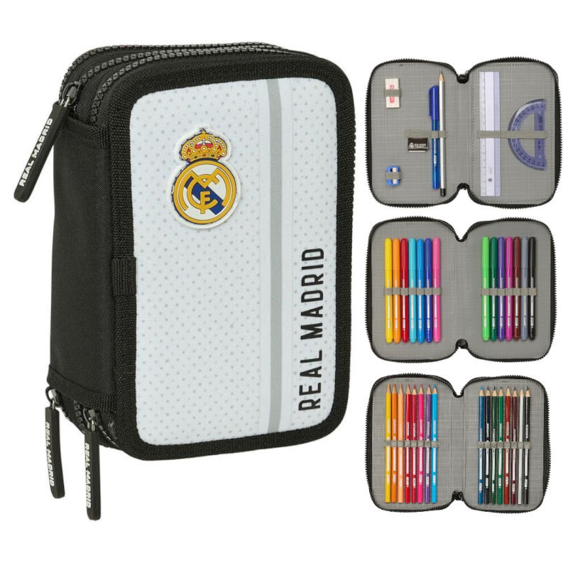 Real Madrid Triple Pencil Case 36 Pieces
