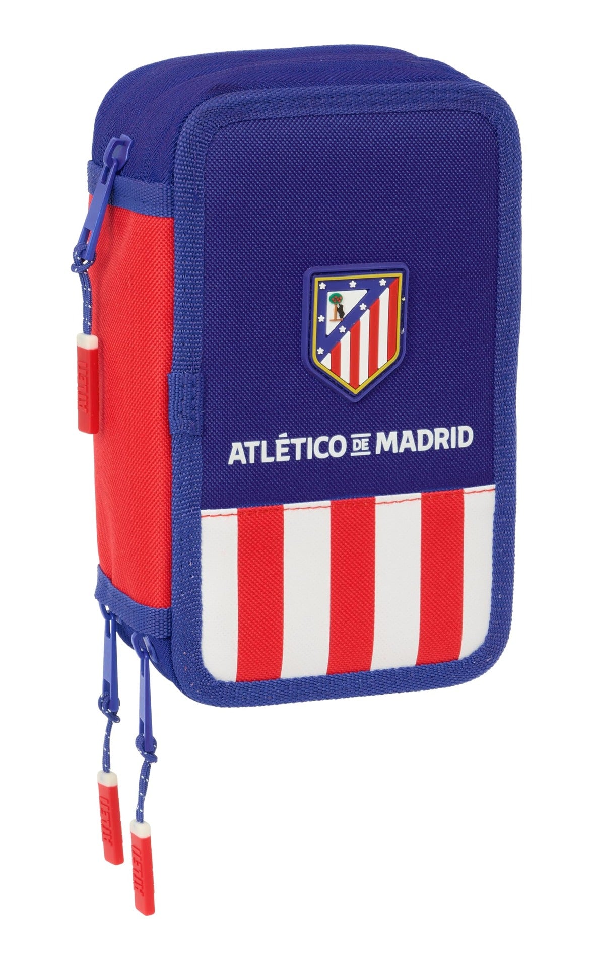 Triple Pencil Case 37 Pieces Atlético de Madrid