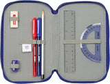 Triple Pencil Case 37 Pieces Atlético de Madrid