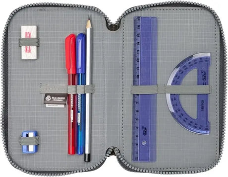 Estuche Plumier Triple Real Madrid 3ª Equipación 24/25 37 Piezas