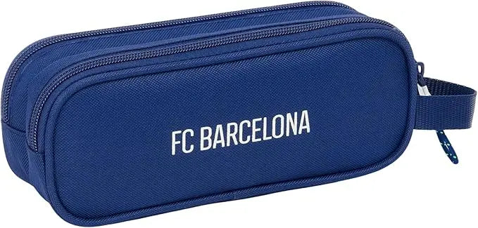 F.C. Barcelona Navy Blue Double Pencil Case