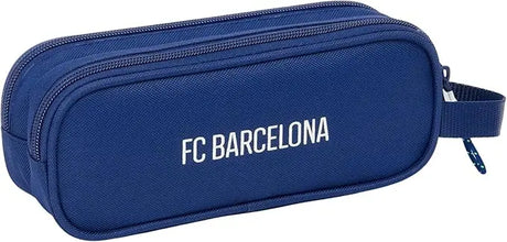 Estojo Duplo F.C. Barcelona Azul Marinho