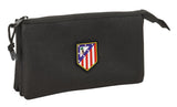 Atlético de Madrid Teen Black Triple Pencil Case