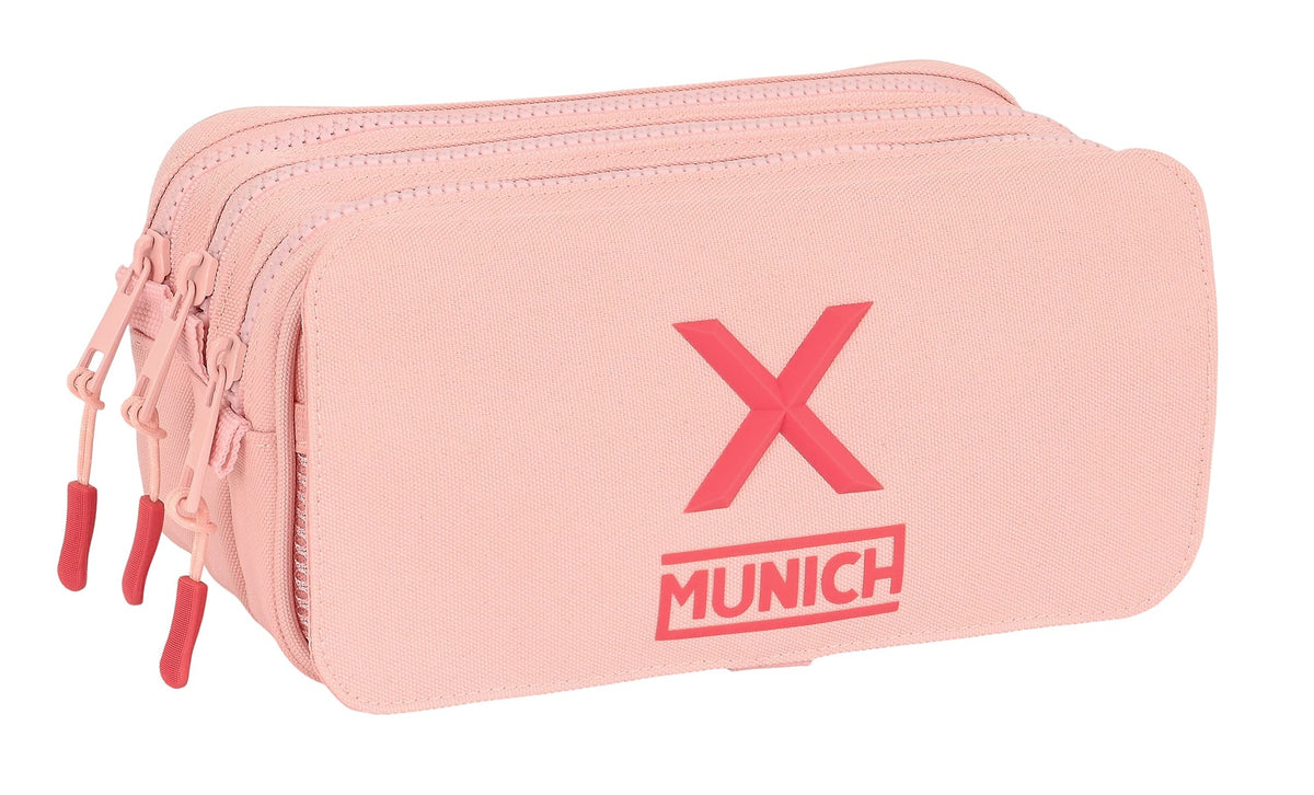 Estojo Triplo Grande Munich Básicos "Maquilhagem"