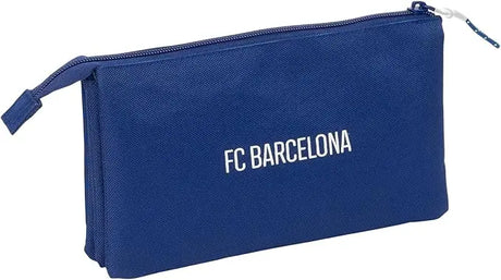 Estuche Portatodo Triple F.C. Barcelona Navy Blue