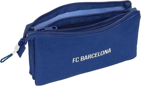 Estuche Portatodo Triple F.C. Barcelona Navy Blue