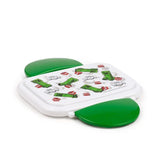 Lancheira Tupperware Bento com Fecho de Clique e Talheres Creeper e TNT Minecraft