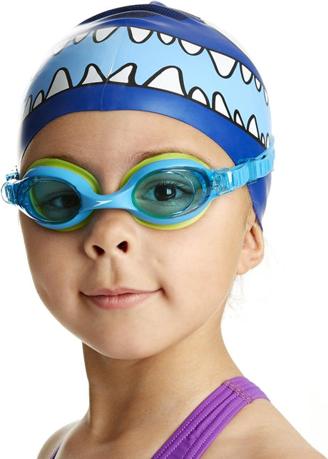 Gafas Gorro Speedo Natación Sea Squad Cap Google Azul