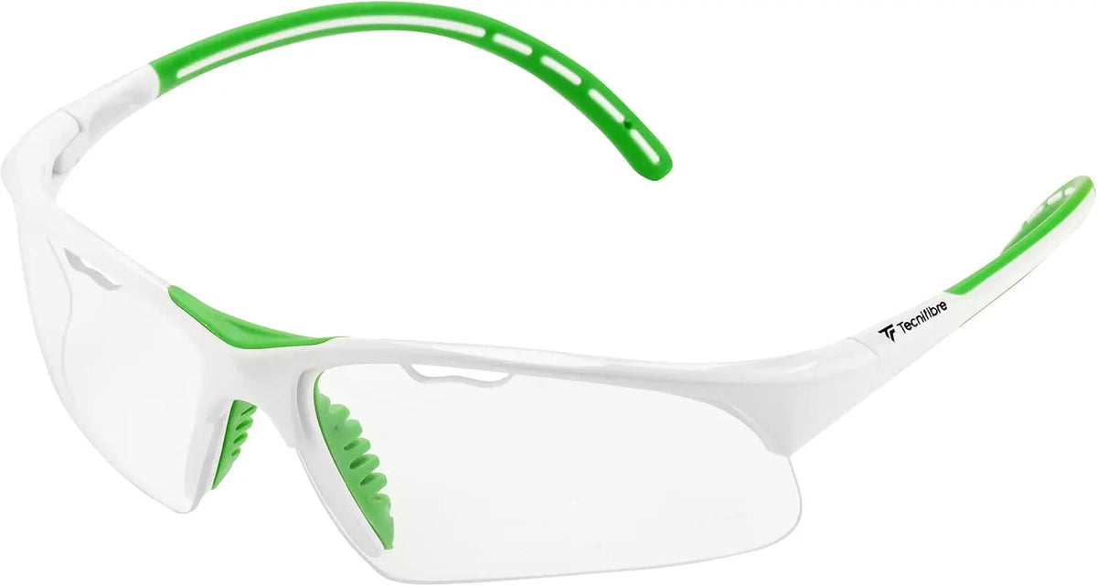 Tecnifibre Adult Squash Goggles White Green