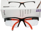 Tecnifibre Adult Squash Goggles Black Orange