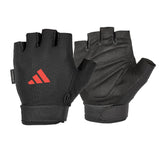 Guantes Entrenamiento adidas Essential Aeroready Ajustables Negro/Rojo