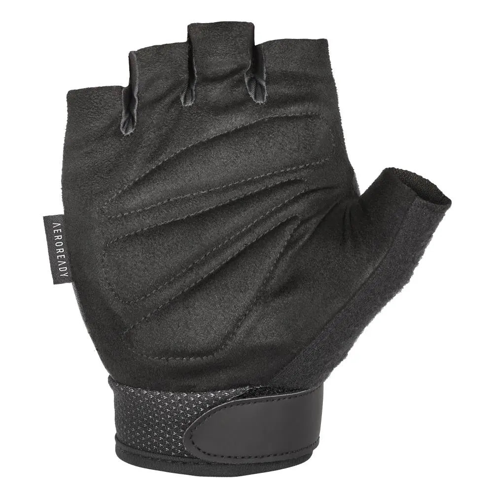 Guantes Entrenamiento adidas Essential Aeroready Ajustables Negro/Rosa