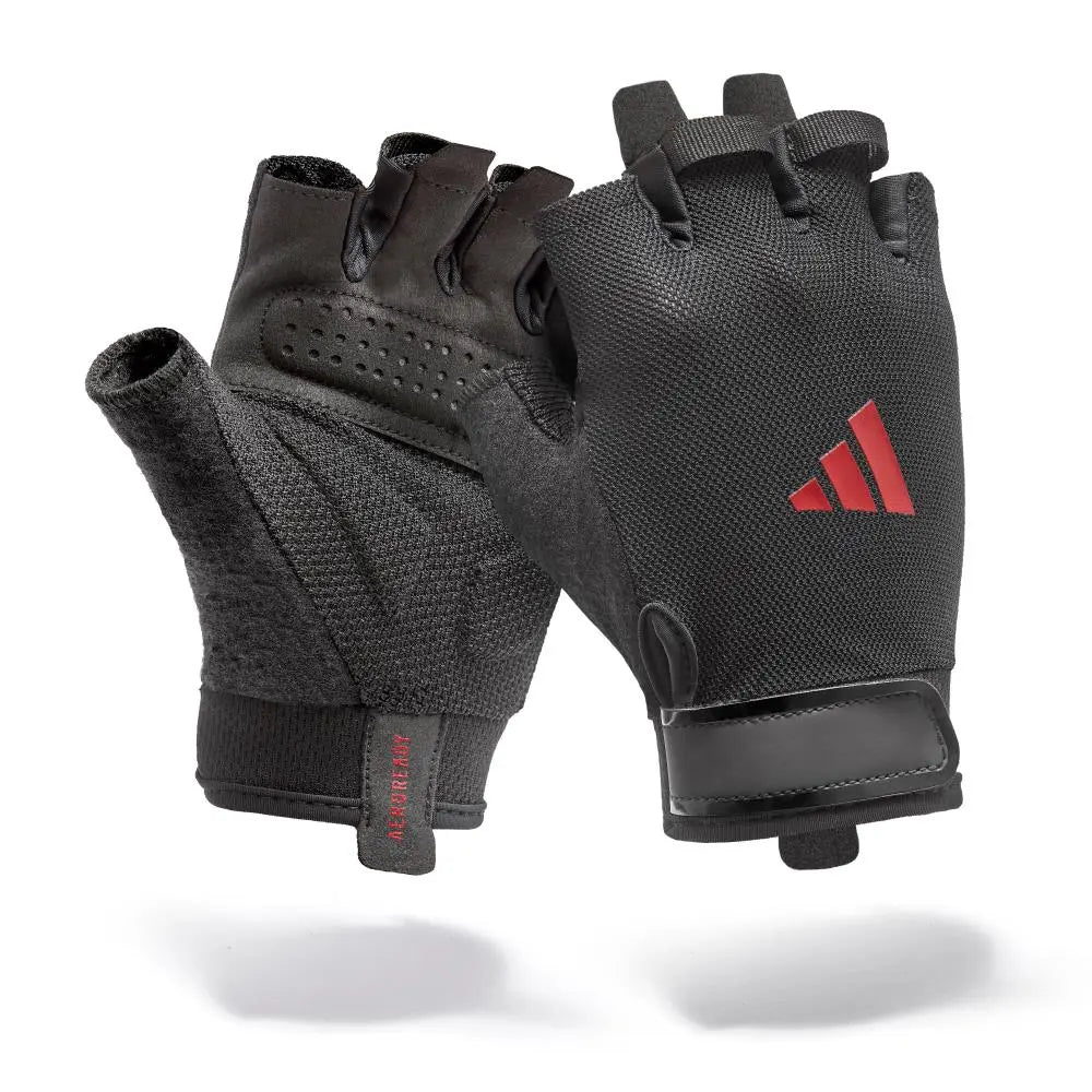 Luvas de Treino adidas Essential Aeroready Preto/Vermelho