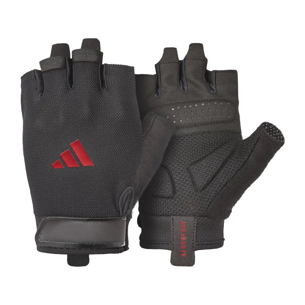 Luvas de Treino adidas Essential Aeroready Preto/Vermelho