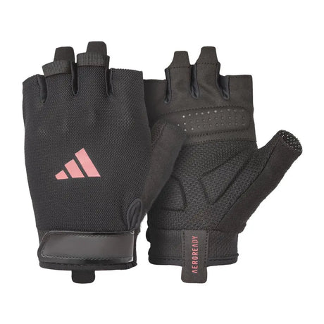 Guantes Entrenamiento adidas Essential Aeroready Negro/Rosa