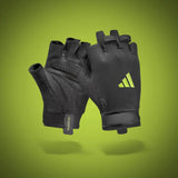 Guantes Entrenamiento adidas Essential Aeroready Negro/Verde