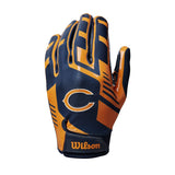 Guantes Fútbol Americano Wilson Adulto NFL Stretch Fit Chicago Bears