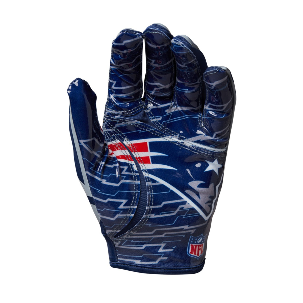 Guantes Fútbol Americano Wilson Adulto NFL Stretch Fit New England Patriots