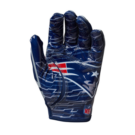 Guantes Fútbol Americano Wilson Adulto NFL Stretch Fit New England Patriots