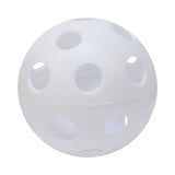Hóquei de Chão Bola com Furos 10 cm Branco