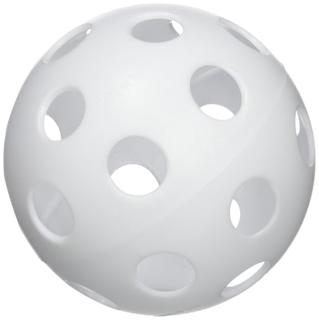 Hockey Floorball Pelota con Agujeros 10 cm Blanco