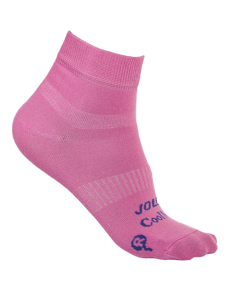 Joluvi Meias Classic Coolmax Curtas 2 Pares Rosa