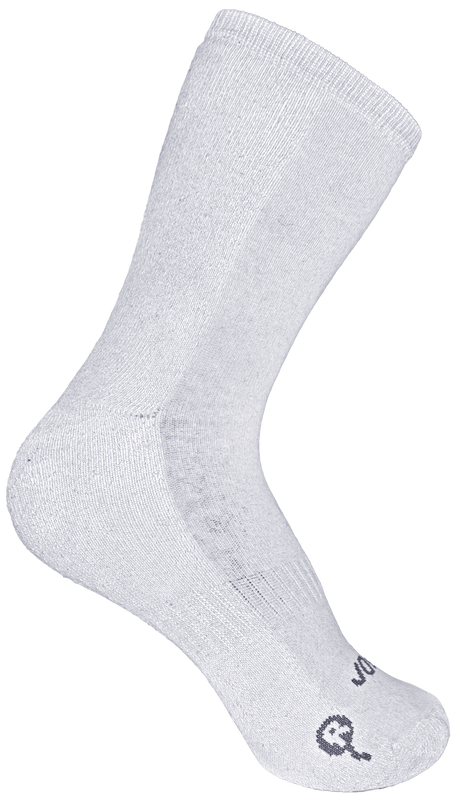 Joluvi Meias de Algodão Step Alta 3 Pares Branco