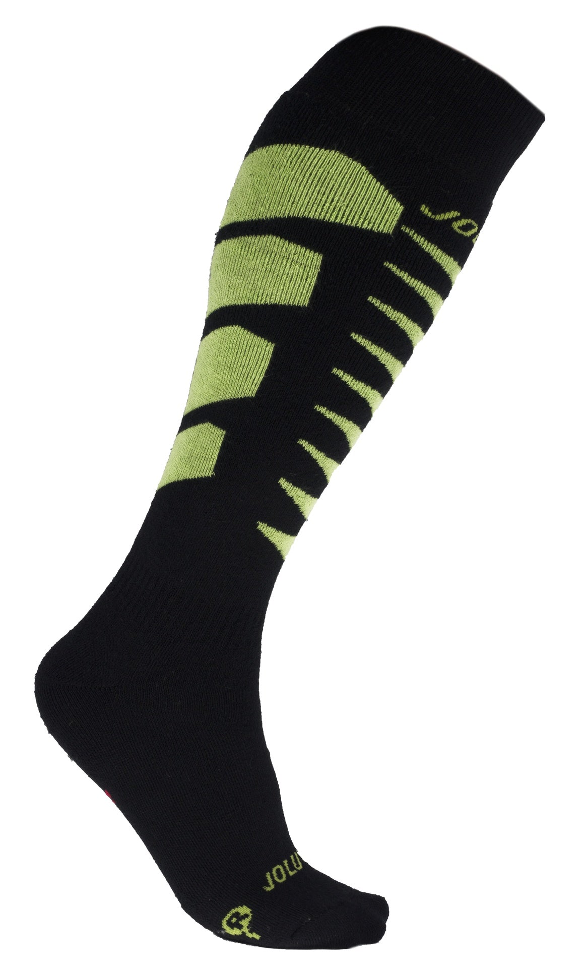 Joluvi Meia Termolite Ski Pro 2 Pares Preto/Amarelo