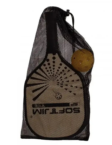Juego Palas Pickleball Softjim Madera con pelota