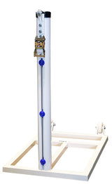 Conjunto de Postes de Ténis Transportáveis em Alumínio, diâmetro 90 mm