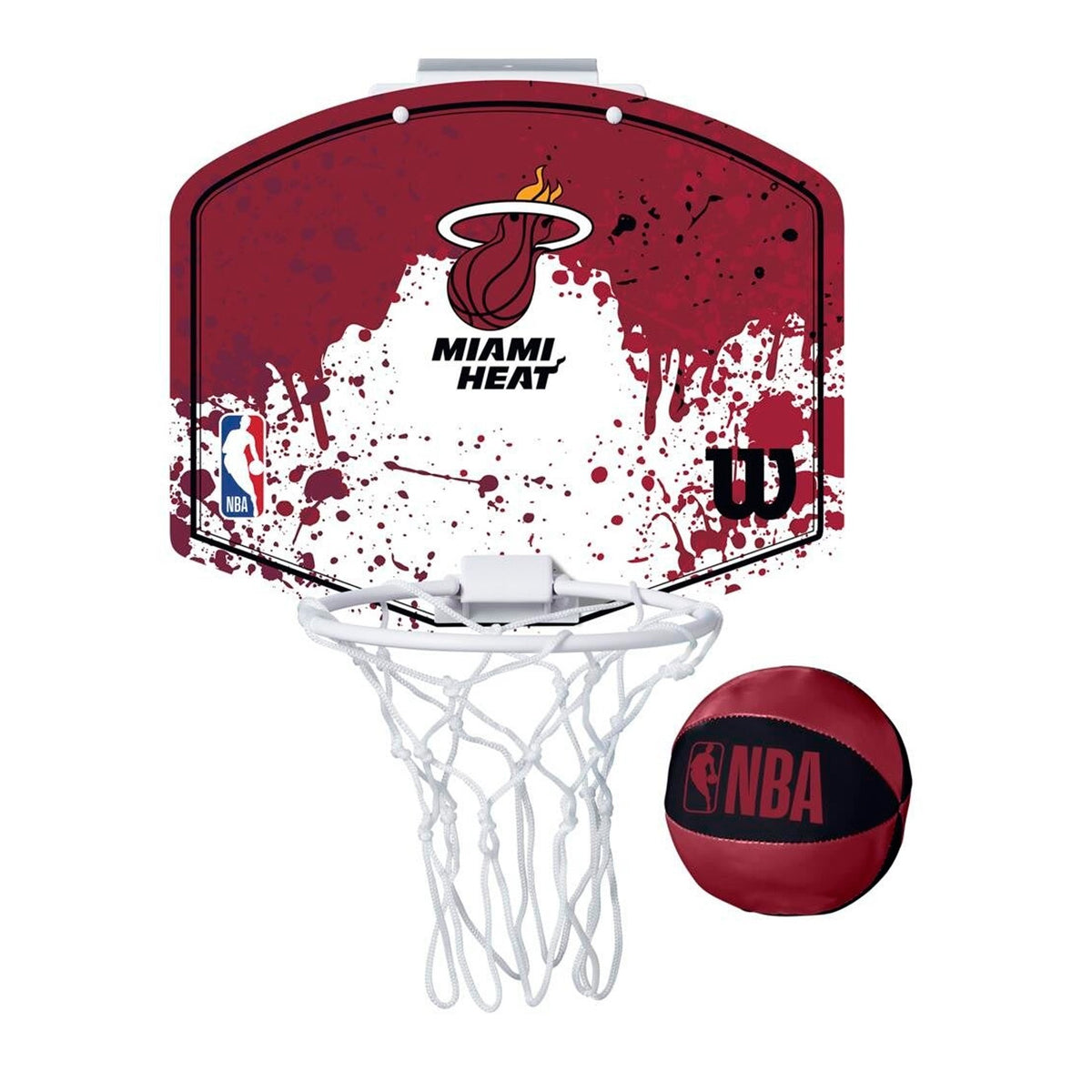 Mini Cesto Wilson NBA Team Mini Hoop Miami Heat