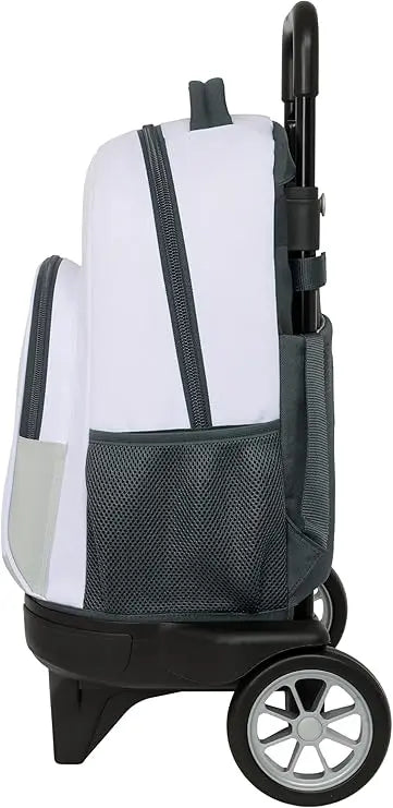 Mochila Grande Con Ruedas Compact Evolution Extensible Real Madrid Equipación 25/26