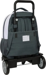 Mochila Grande Con Ruedas Compact Evolution Extensible Real Madrid Equipación 25/26