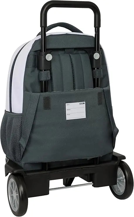 Mochila Grande Con Ruedas Compact Evolution Extensible Real Madrid Equipación 25/26