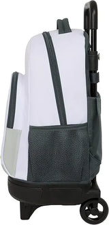 Mochila Grande Con Ruedas Compact Extraible Real Madrid Equipación 25/26