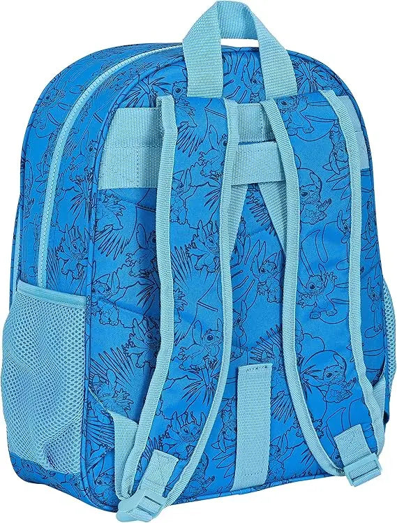 Mochila Júnior Stitch Adaptável a Trolley Safta