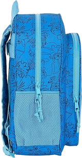 Mochila Júnior Stitch Adaptável a Trolley Safta