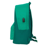 Mochila Safta Dupla Portátil 15,6"+Usb Real Betis Balompié