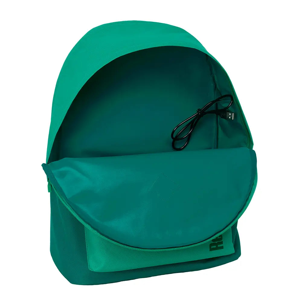 Mochila Safta Dupla Portátil 15,6"+Usb Real Betis Balompié