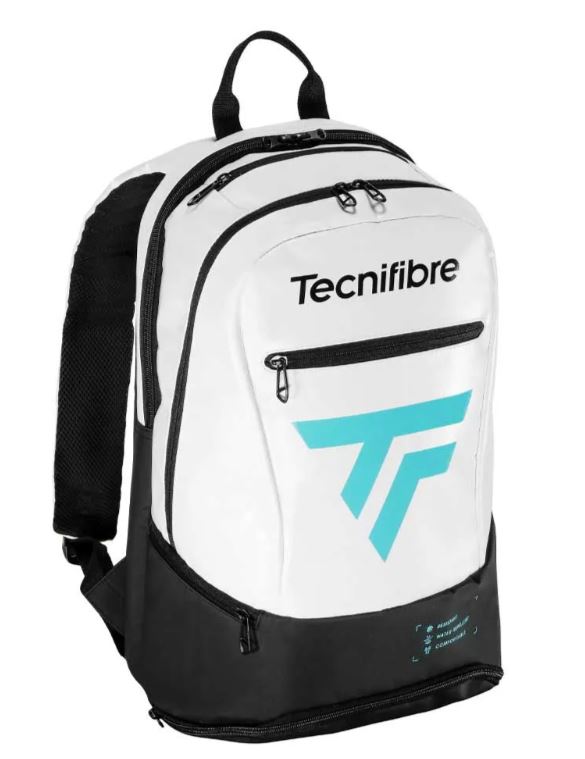 Tecnifibre Tour Endurance Tennis Backpack White Blue
