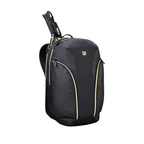 Mochila Wilson Defy V1 Padel Negro/Dorado 2026