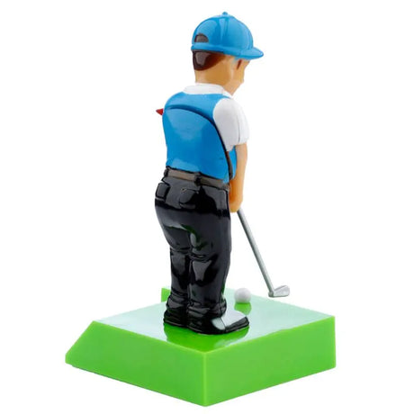 Solar Powered Golf Player Doll
