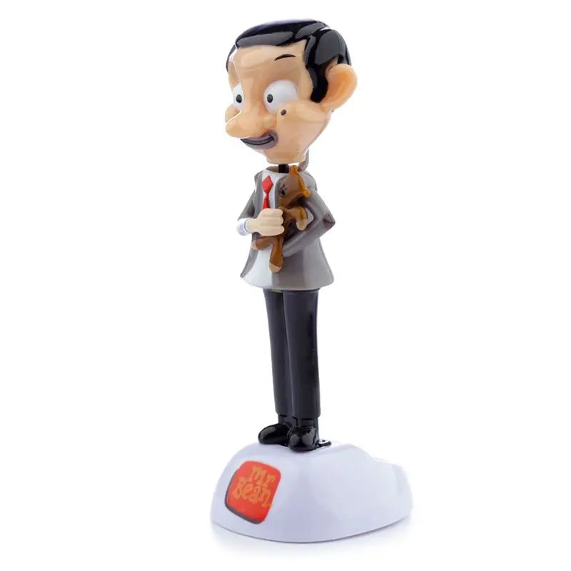 Boneco Solar Mr. Bean com Urso de Peluche