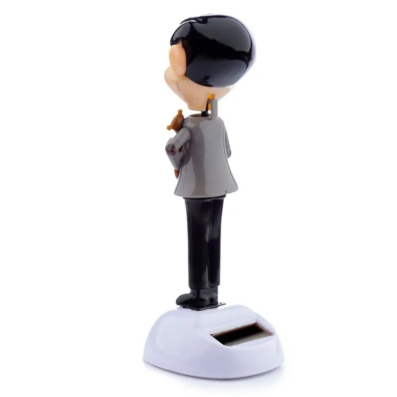 Boneco Solar Mr. Bean com Urso de Peluche