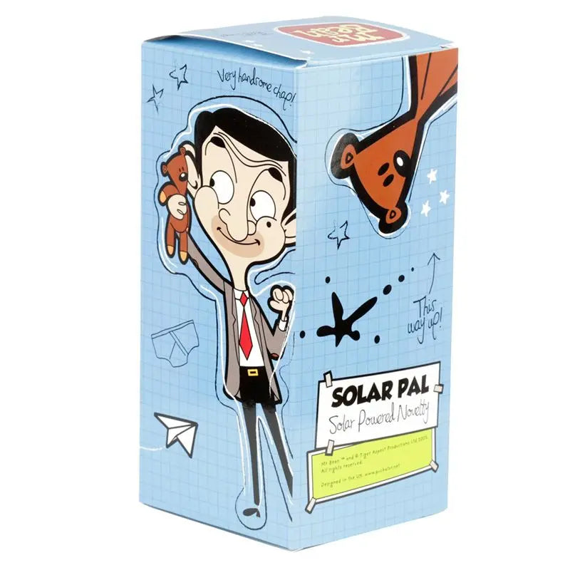 Boneco Solar Mr. Bean com Urso de Peluche