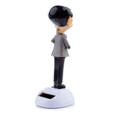 Boneco Solar Mr. Bean com Urso de Peluche