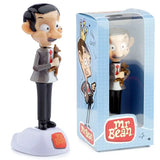 Boneco Solar Mr. Bean com Urso de Peluche