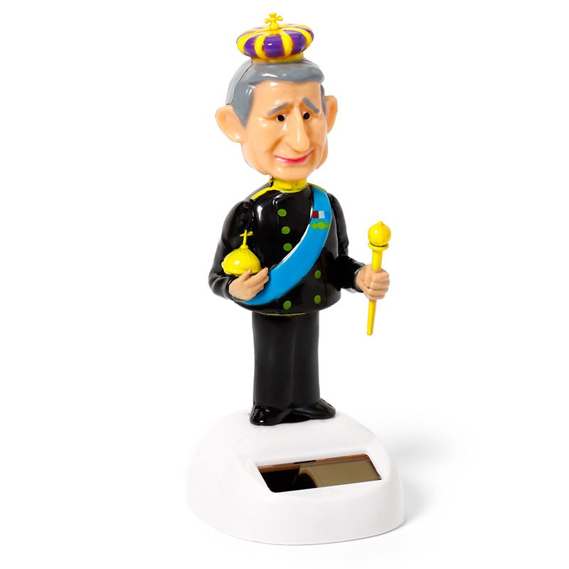 Boneco Solar Rei Carlos de Inglaterra