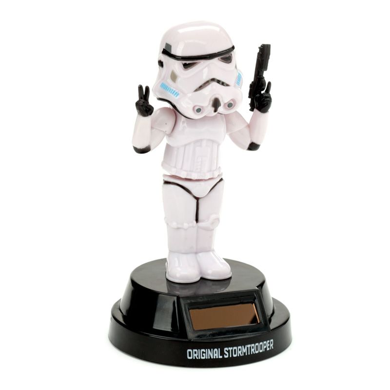 Boneco Solar Soldado Imperial Stormtrooper Paz